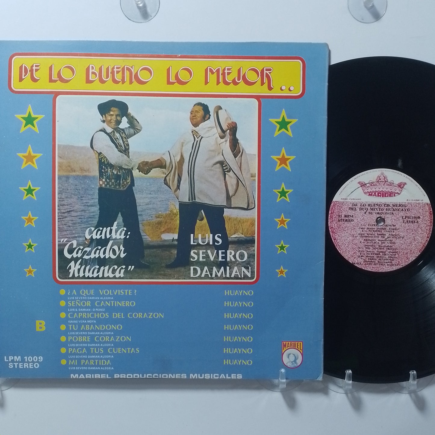 lp De Lo Bueno Lo Mejor Duo Mixto Huancayo cazador huanca made peru 1980 huayno folk