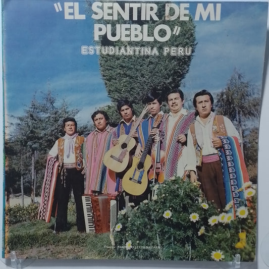 lp Estudiantina Peru El Sentir De Mi Pueblo made peru 1980 andean folk