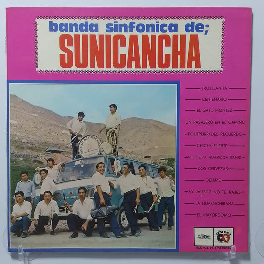 lp Banda Sinfonica De Sunicancha Banda Sinfonica De Sunicancha made peru 1979 huayno folk