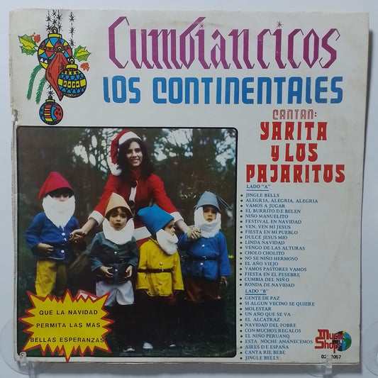 lp Los Continentales Cumbiancicos Cantan Yarita Y Los Pajaritos made peru 1982 villancicos