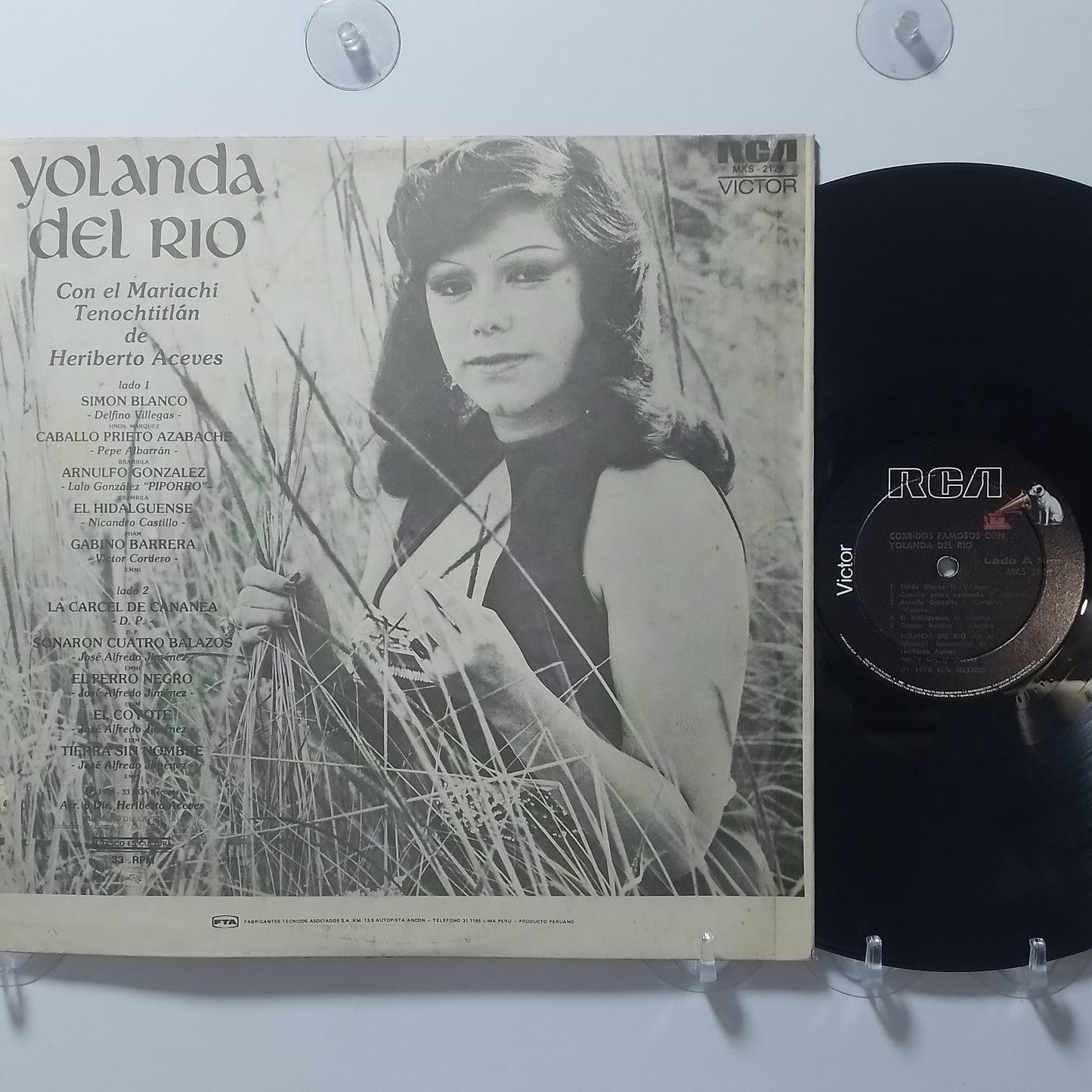 lp Yolanda Del Rio Corridos Famosos Con Yolanda Del Rio made peru 1978 ranchera folk