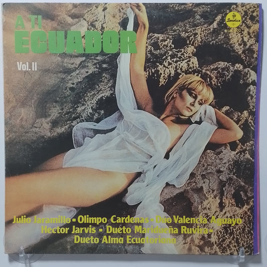 lp A Ti Ecuador Vol 2 Julio Jaramillo Olimpo Cardenas Duo Valencia Aguayo varios made peru 1980 latin pasillo