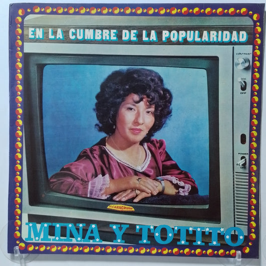 lp Mina Gonzales Y Totito De Santa Cruz mina y totito En La Cumbre De La Popularidad made peru 1970 huayno folk