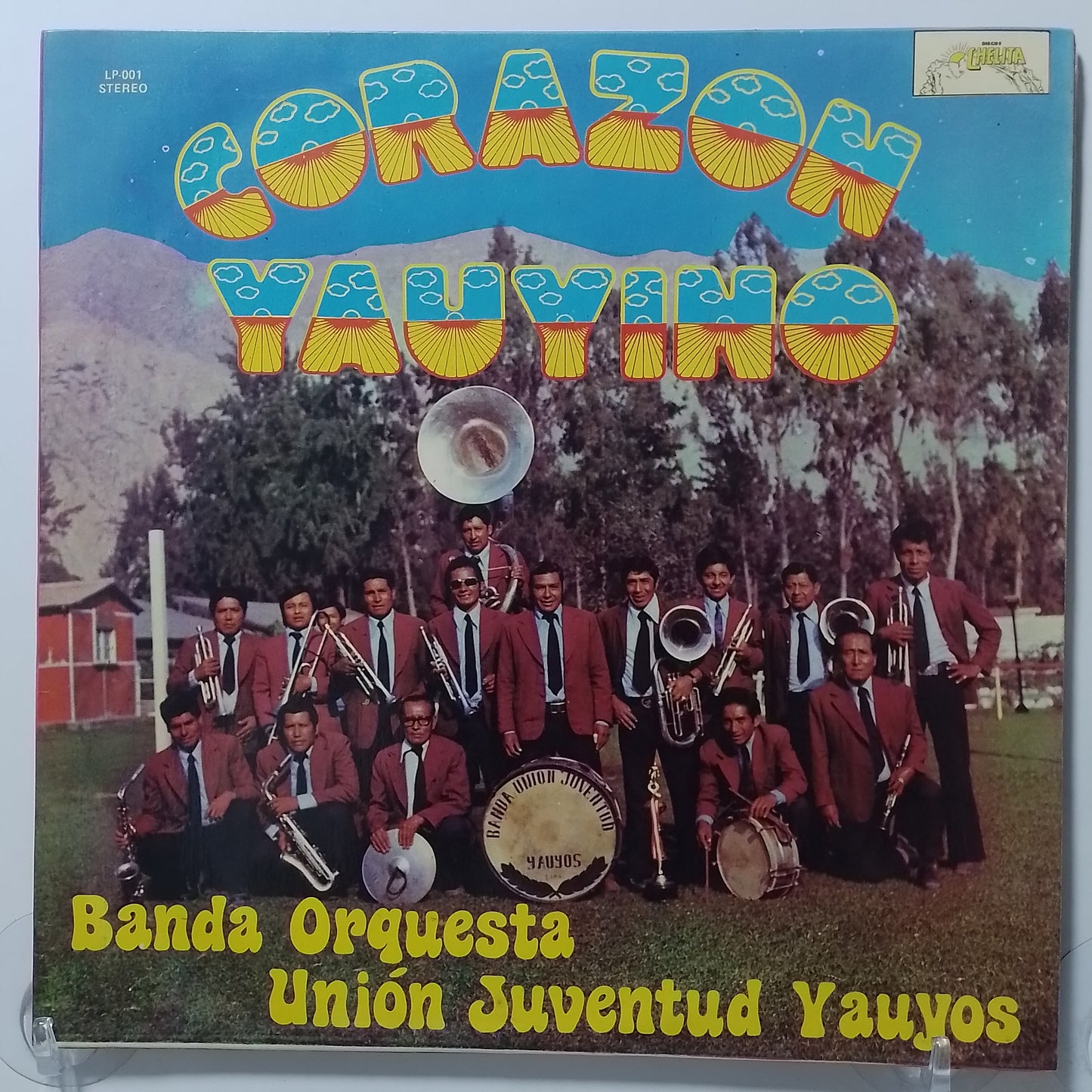 lp Banda Orquesta Union Juventud Yauyos Corazon Yauyino made peru 1980 huayno folk