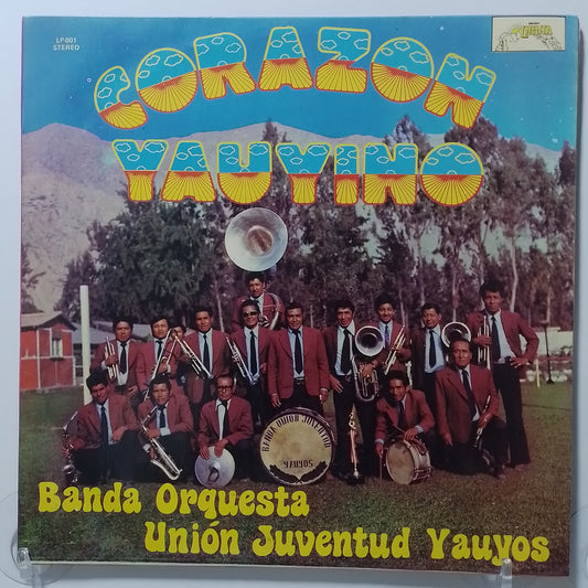 lp Banda Orquesta Union Juventud Yauyos Corazon Yauyino made peru 1980 huayno folk