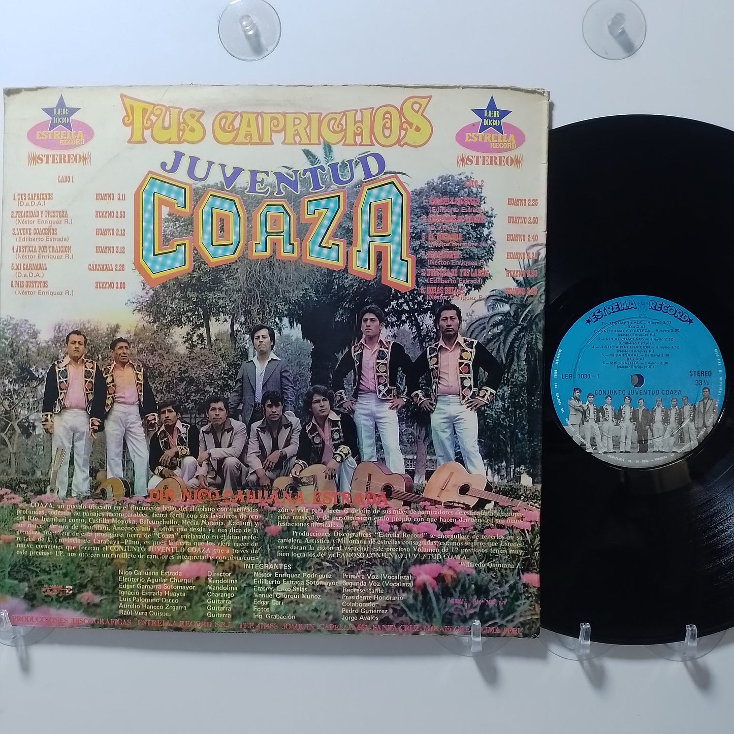 lp Conjunto Juventud Coaza Tus Caprichos made peru 1980 huayno folk