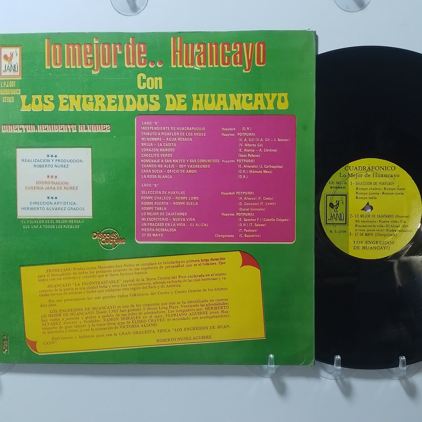 lp Los Engreidos De Huancayo Lo Mejor De Huancayo made peru 1966 huayno folk