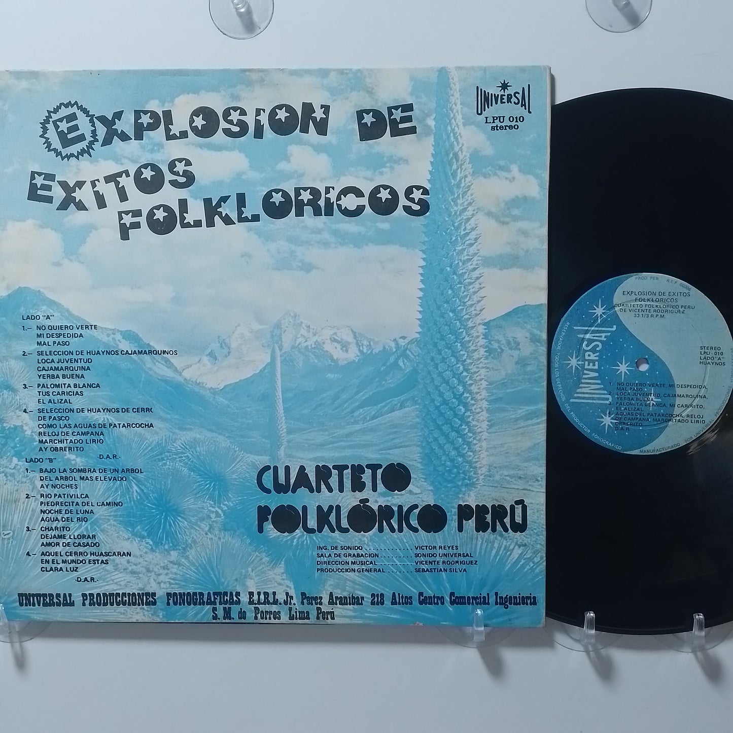 lp Cuarteto Folklorico Peru Explosion De Exitos Folkloricos made peru 1970 huayno folk