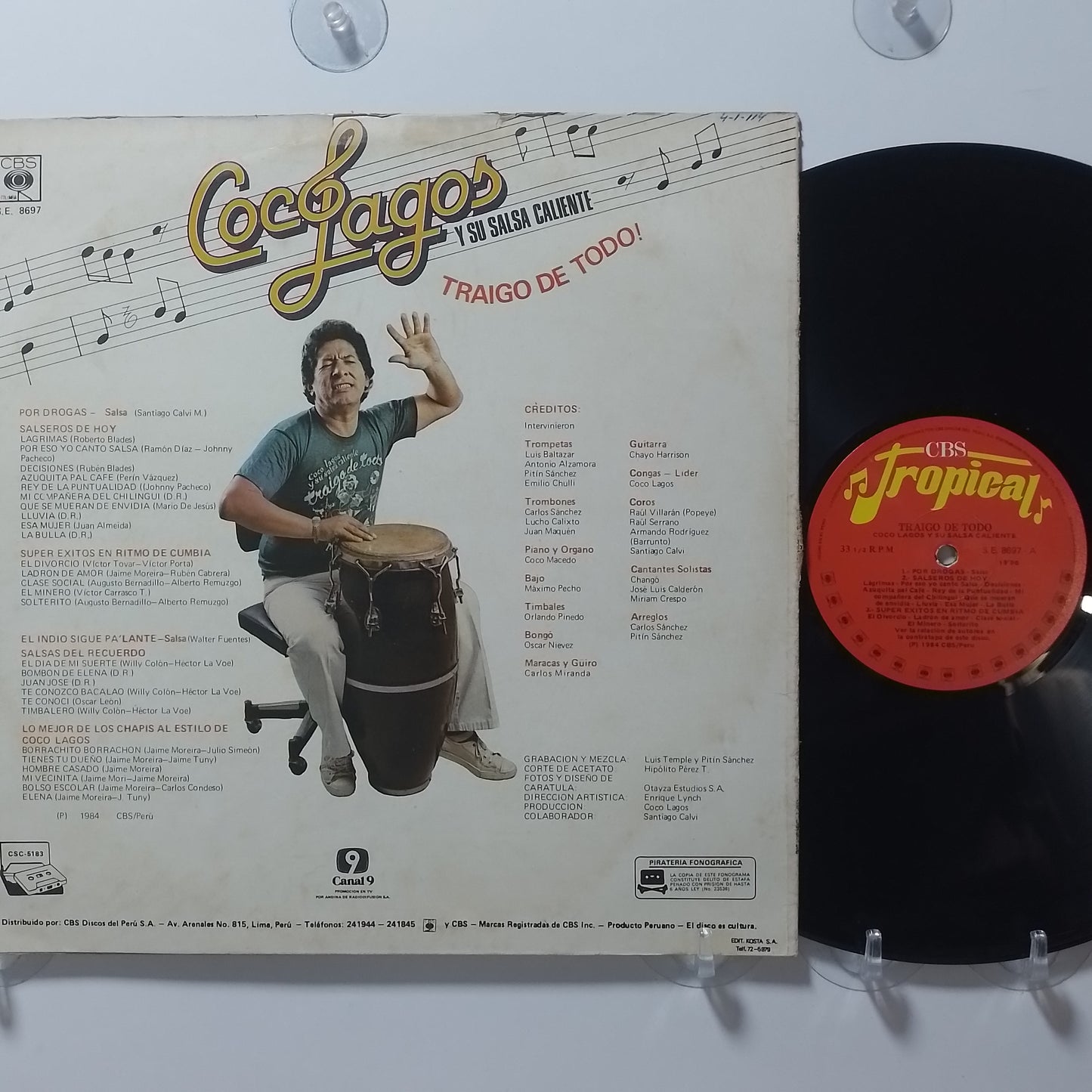 lp Coco Lagos Y Su Salsa Caliente Traigo De Todo made peru 1982 salsa cumbia