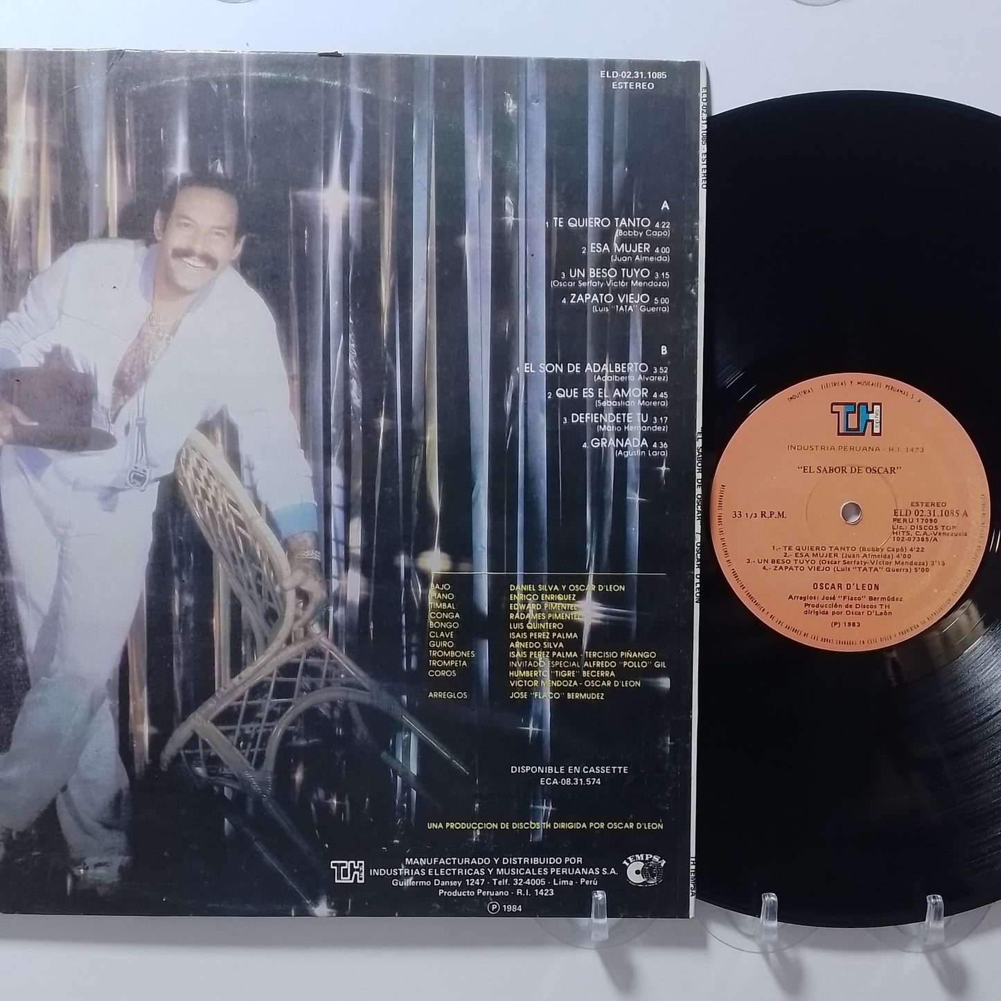 lp Oscar D Leon El Sabor De Oscar made peru 1983 salsa
