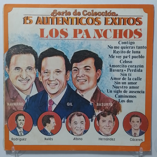 lp Trio Los Panchos 15 Autenticos exitos Los Panchos made peru 1983 latin bolero