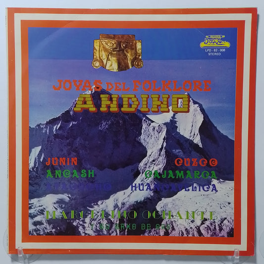 lp Marcelino Ochante Y Su Saxo De Oro Joyas Del Folklore Andino made peru 1980 huayno folk
