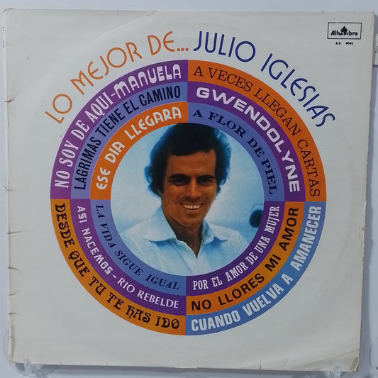 lp julio iglesias lo mejor de julio iglesias made peru 1976 latin pop