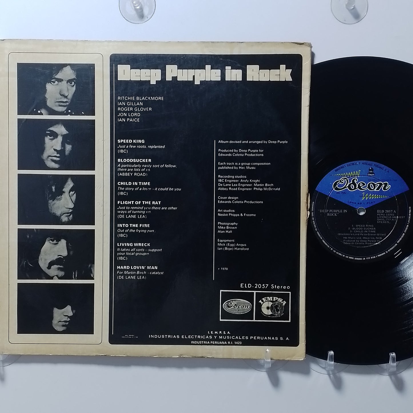 lp deep purple deep purple in rock made peru 1970 hard rock
