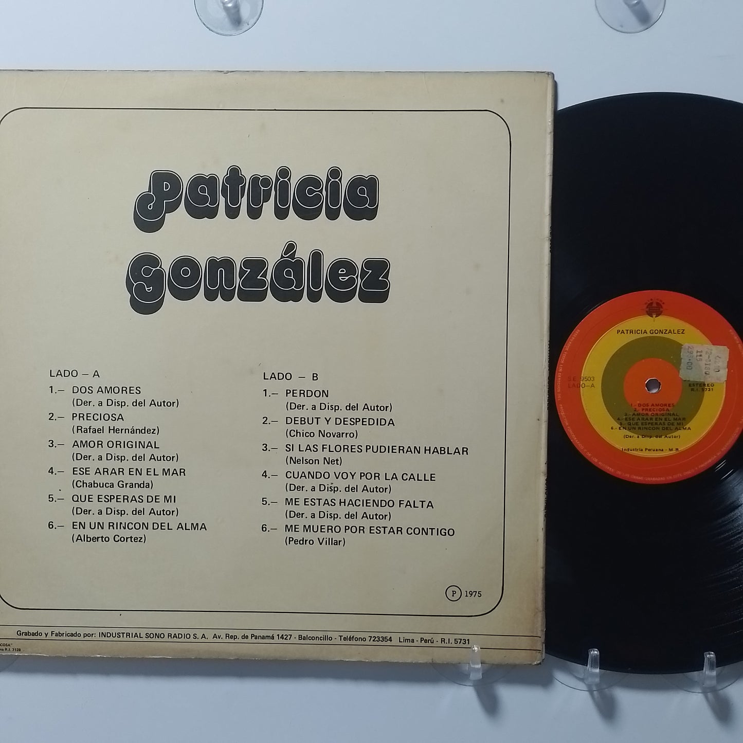lp Patricia Gonzalez Patricia Gonzalez made peru 1975 jazz pop latin