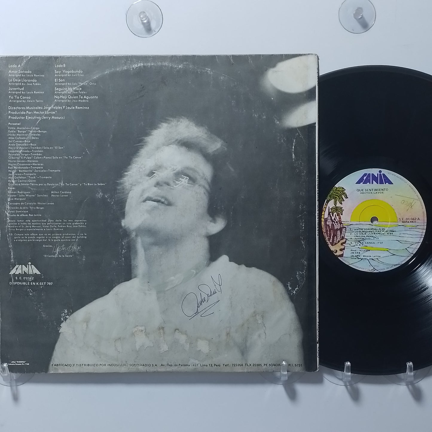 lp Hector Lavoe Que Sentimiento made peru 1981 salsa