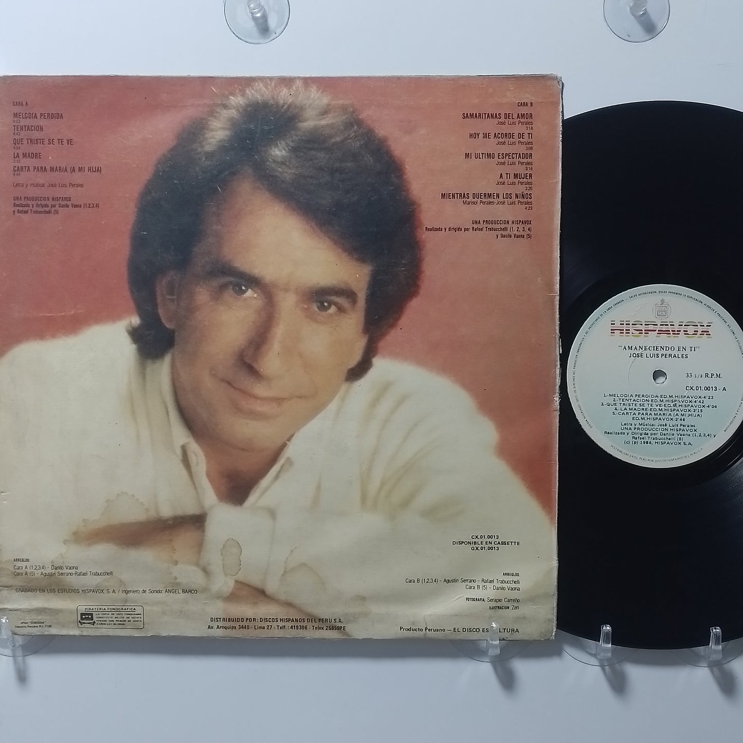 lp Jose Luis Perales Amaneciendo En Ti made peru 1984 latin pop