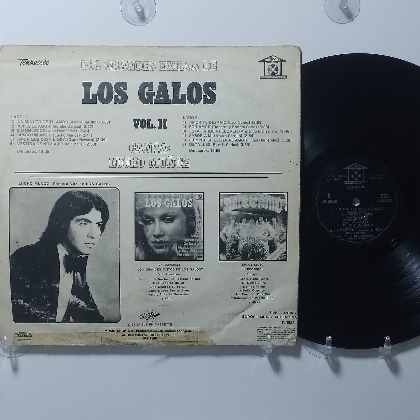 lp los galos los grandes exitos de los galos vol 2 made peru 1975 latin rock