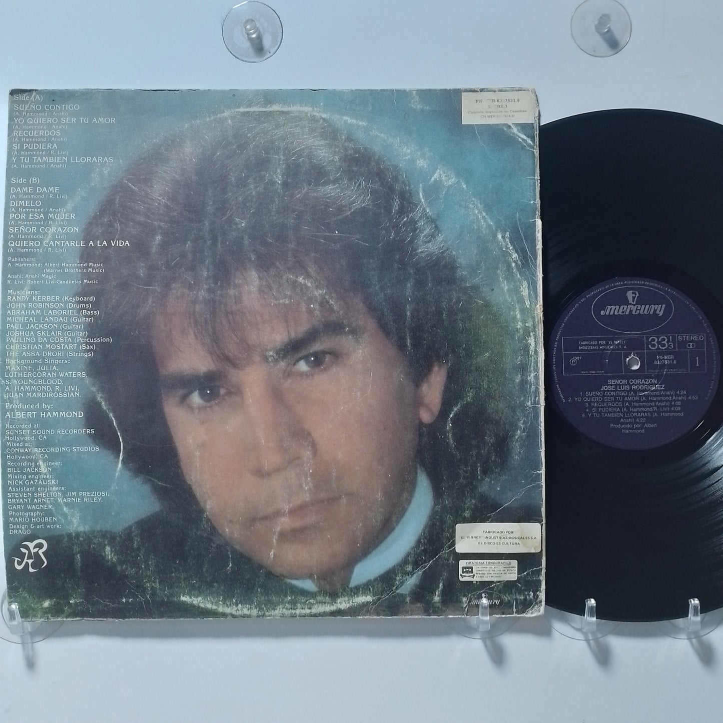 lp Jose Luis Rodriguez Señor corazon made peru 1987 latin pop