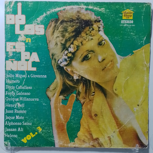 lp Idolos en español vol 3 juan ramon homero heleno varios made peru 1984 latin pop