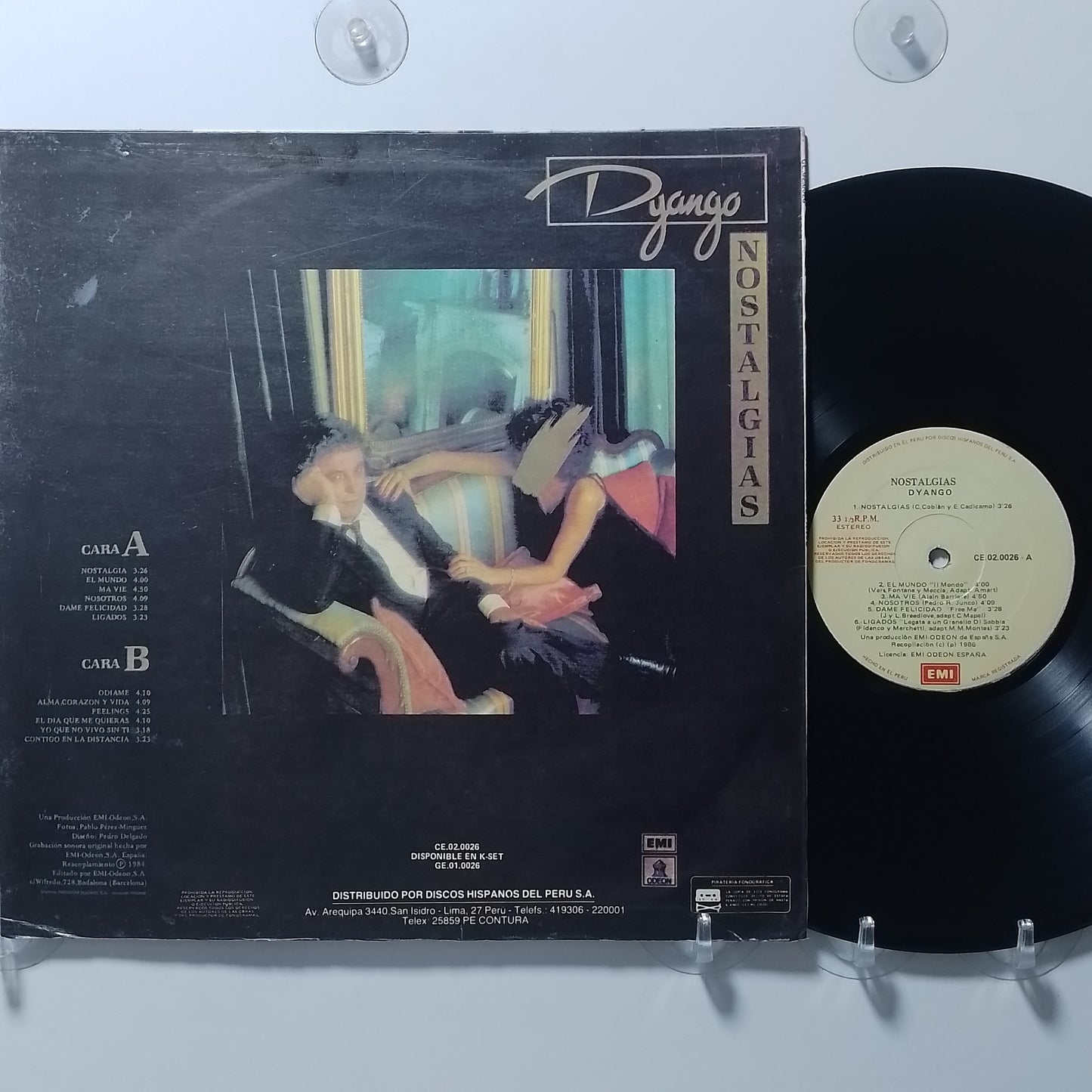 lp Dyango Nostalgias made peru 1984 latin pop