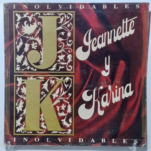 lp Jeanette y Karina Inolvidables made peru 1986 latin pop