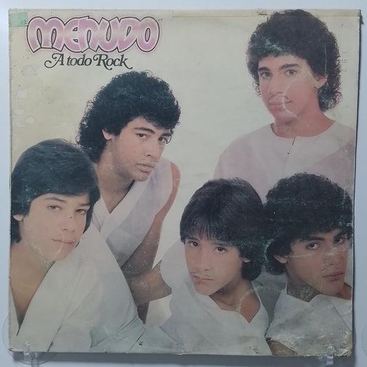 lp Menudo A todo rock made peru 1980 latin pop