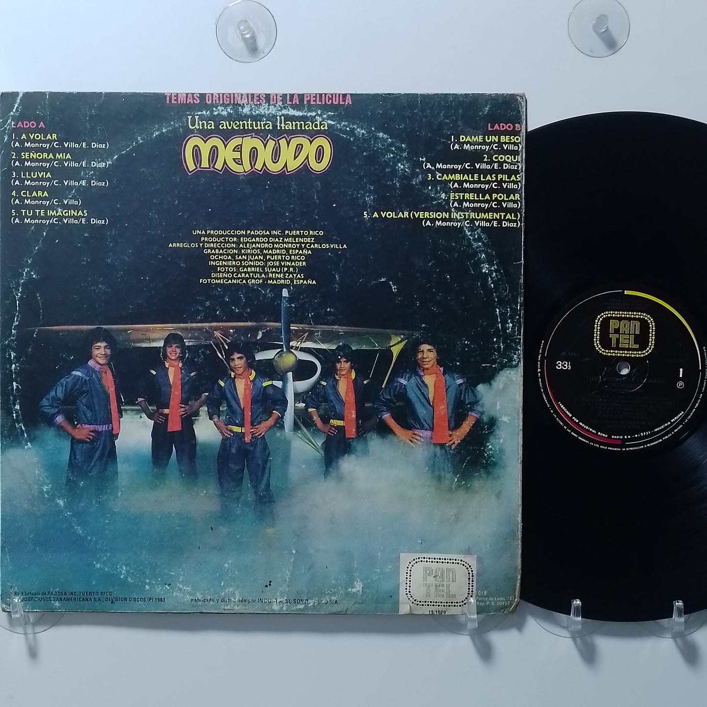 lp Menudo Una Aventura Llamada Menudo made peru 1982 latin pop