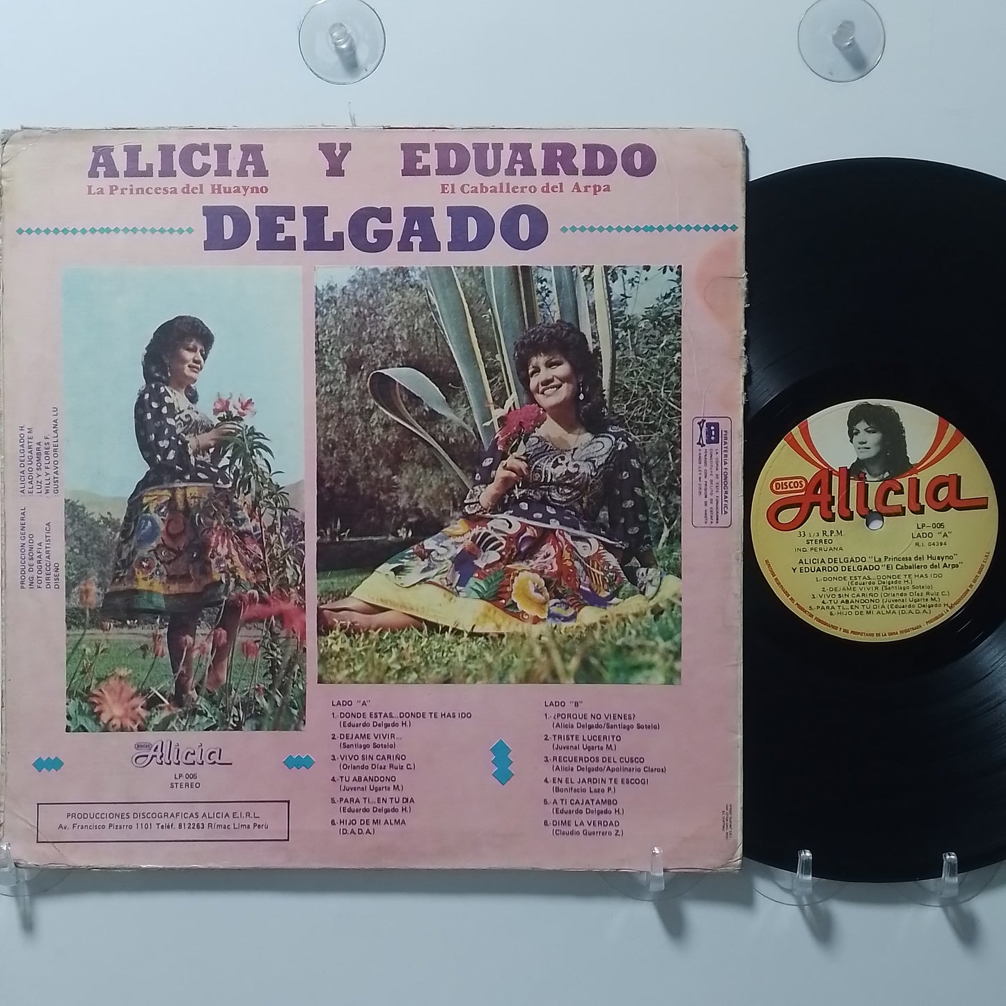 lp Alicia Delgado La princesa del huayno made peru 1981 huayno folk