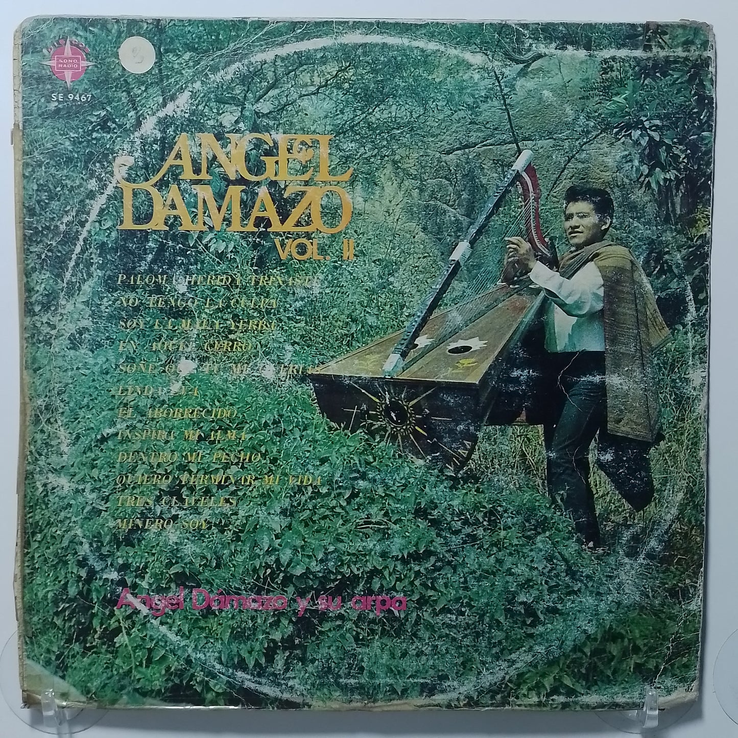 lp Angel Damazo Angel Damazo Vol 2 made peru 1980 huayno folk