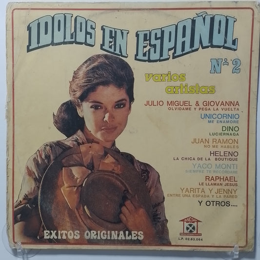 lp Idolos en español Vol 2 Julio Miguel & Giovanna Juan Ramon Raphael varios made peru 1983 latin pop