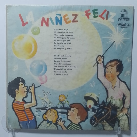 lp Conjunto Carrusel La niñez feliz made peru 1985 infantil