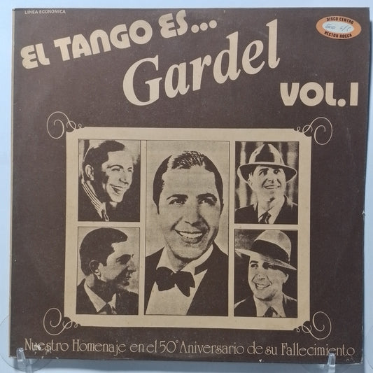 lp carlos gardel el tango es gardel vol 1 made peru 1985 tango folk