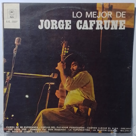 lp Jorge Cafrune Lo mejor de Jorge Cafrune made peru 1975 latin funk