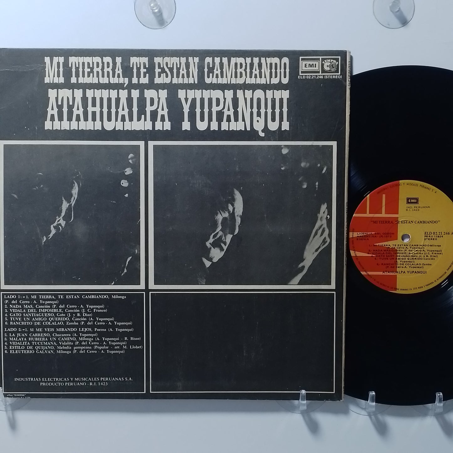 lp Atahualpa Yupanqui Mi Tierra Te Estan Cambiando made argentina 1973 latin folk
