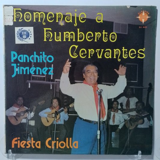 lp Panchito Jimenez fiesta criolla Homenaje a Humberto Cervantes made peru 1980 criollo folk