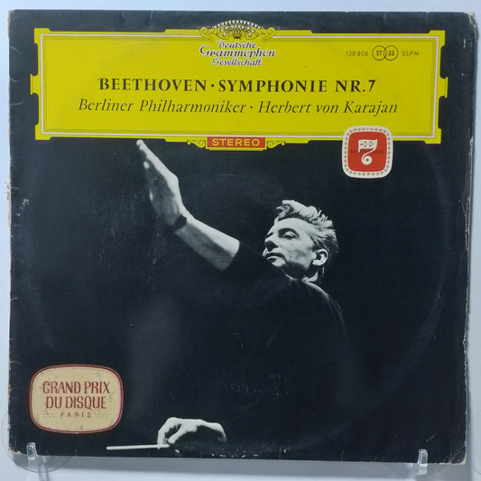 lp Herbert von Karajan Beethoven Symphonie Nr 7 filarmonica de berlin made alemania 1964 clasico