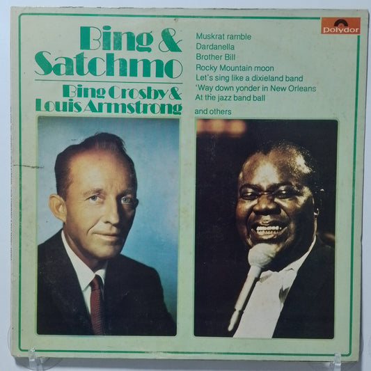 lp bing crosby & louis armstrong bing & satchmo made peru 1976 jazz