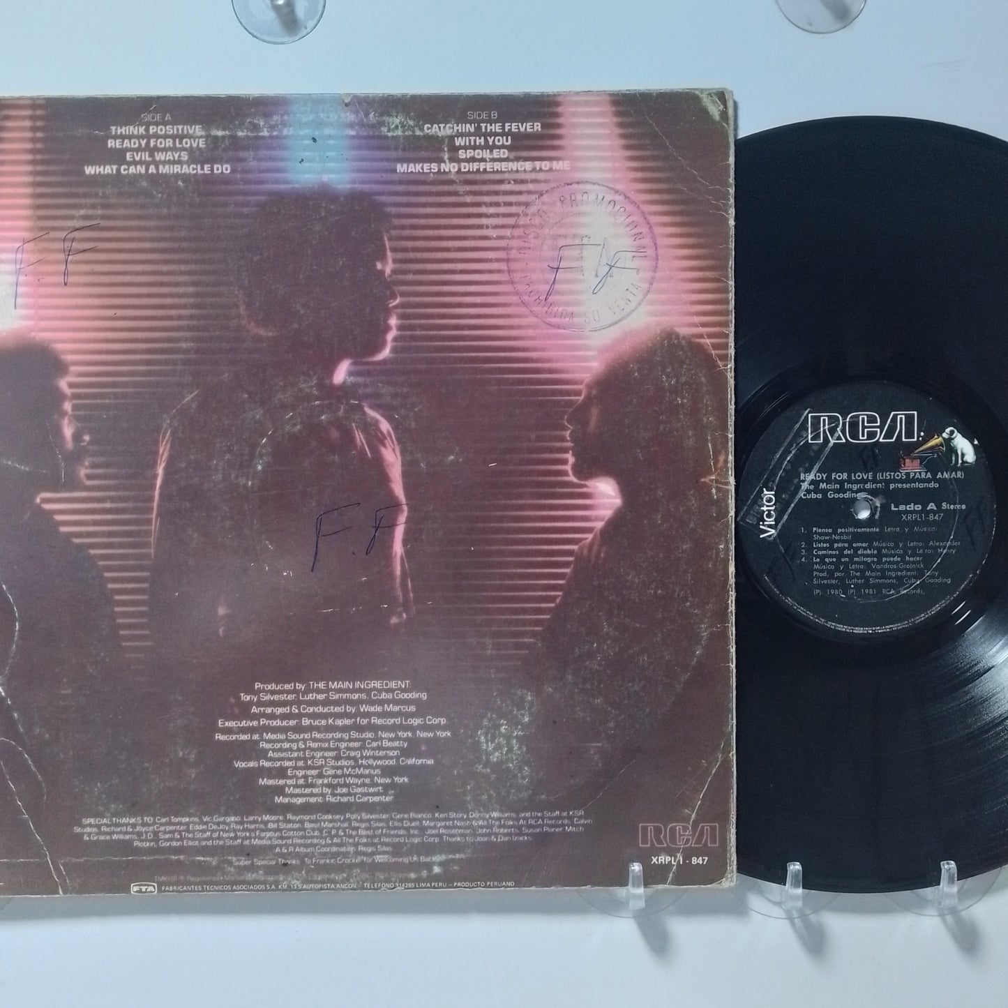 lp The Main Ingredient Featuring Cuba Gooding Ready For Love made peru 1980 promocional funk soul disco