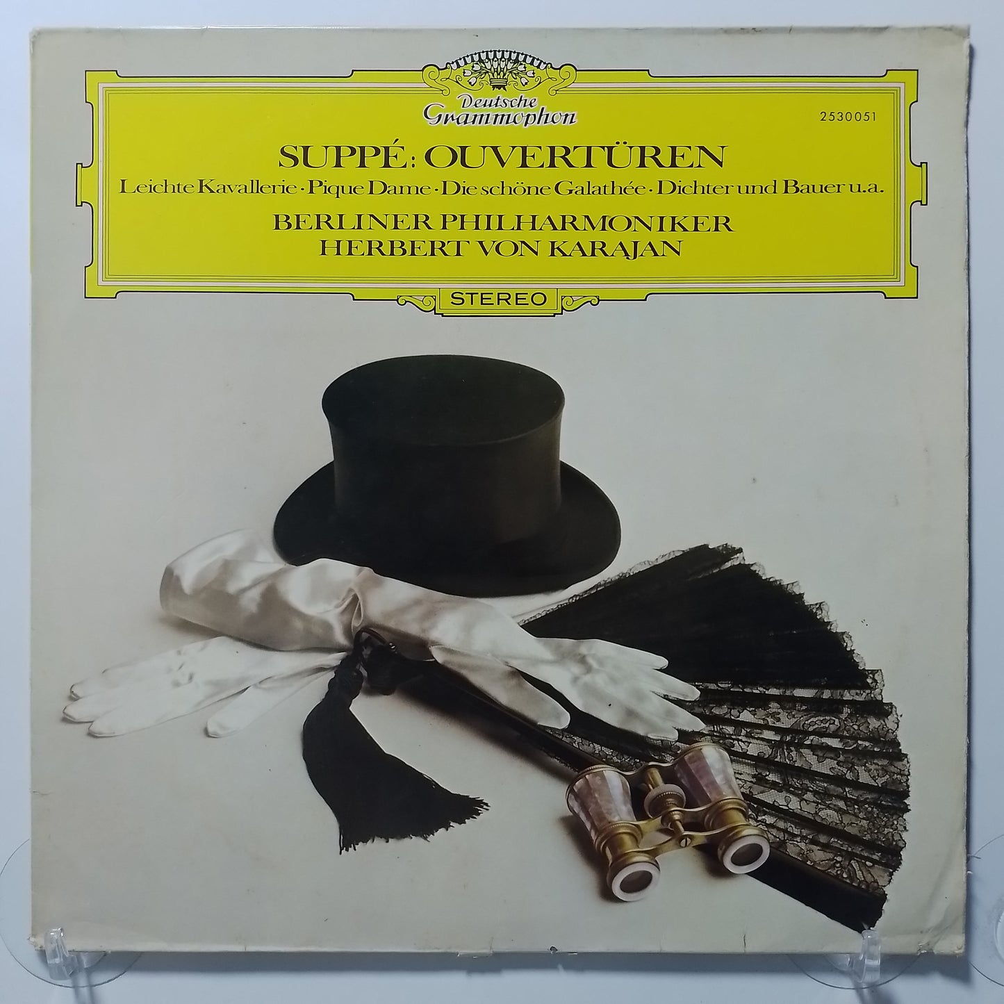 lp Herbert von Karajan Overtures By Franz Von Suppe Berliner Philharmoniker made alemania 1970 clasico