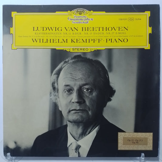 lp wilhelm kempff ludwing van beethoven piano made alemania 1975 clasico