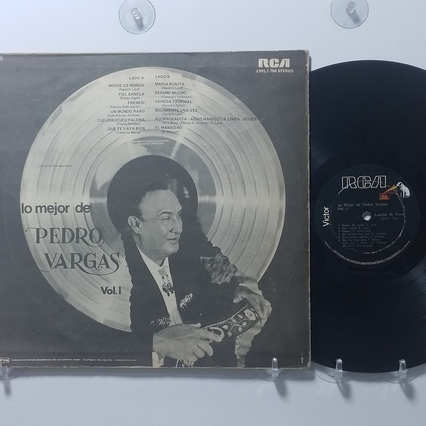 lp pedro vargas lo mejor de pedro vargas vol 1 made peru 1978 latin bolero