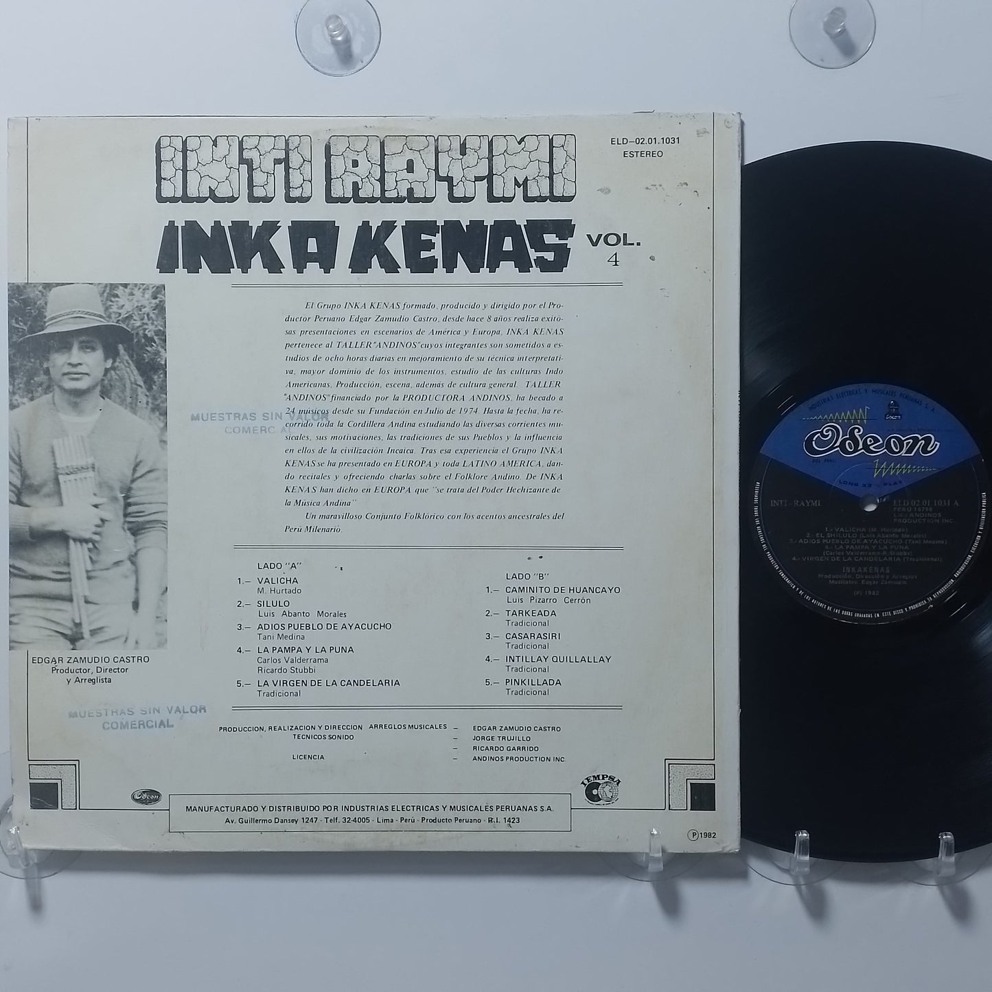 lp inkaquenas inti-raymi made peru 1979 andean folk