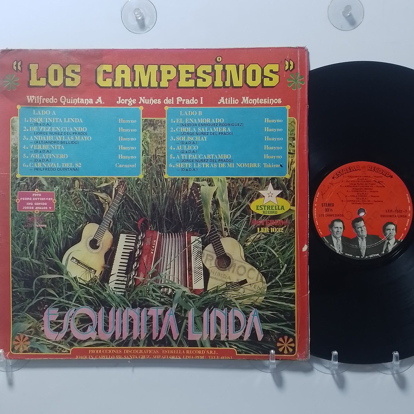 lp los campesinos esquinita linda made peru 1982 huayno folk