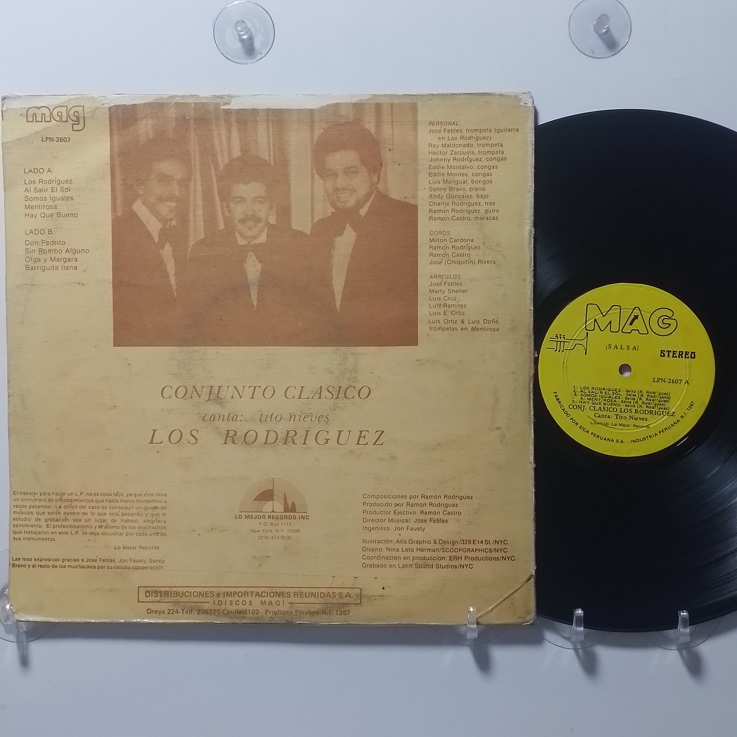 lp conjunto clasico los rodriguez salsa made peru 1977 salsa