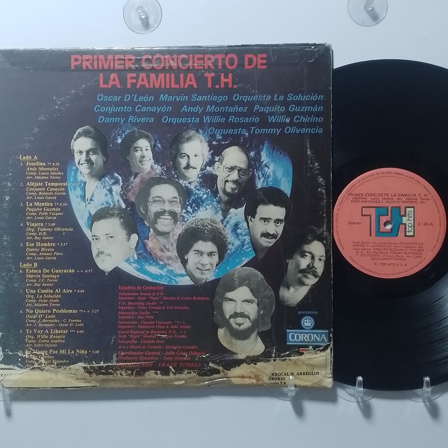 lp Primer Concierto De La Familia TH Andy Montañez Marvin Santiago Orq La Solucion varios made usa 1981 salsa