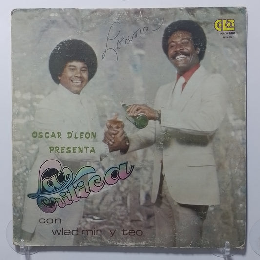 lp Oscar D Leon Wladimir Teo Oscar DLeon Presenta La Critica Con Wladimir Y Teo made costa rica 1980 salsa