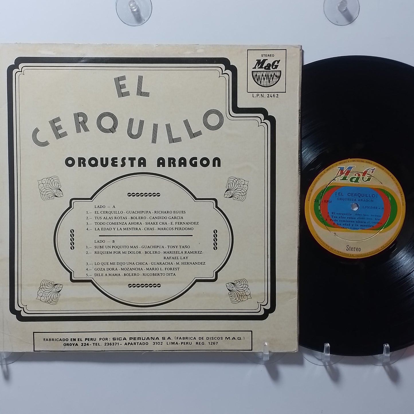 lp orquesta aragon el cerquillo made peru 1970 latin son cubano