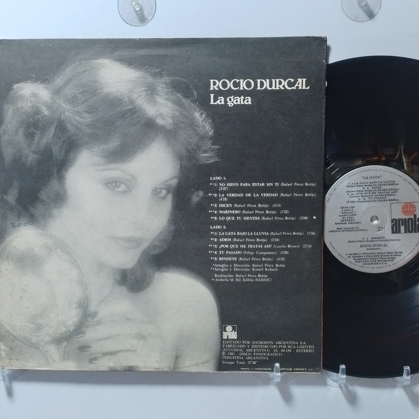 lp Rocio Durcal Confidencias La Gata made peru 1981 latin balada