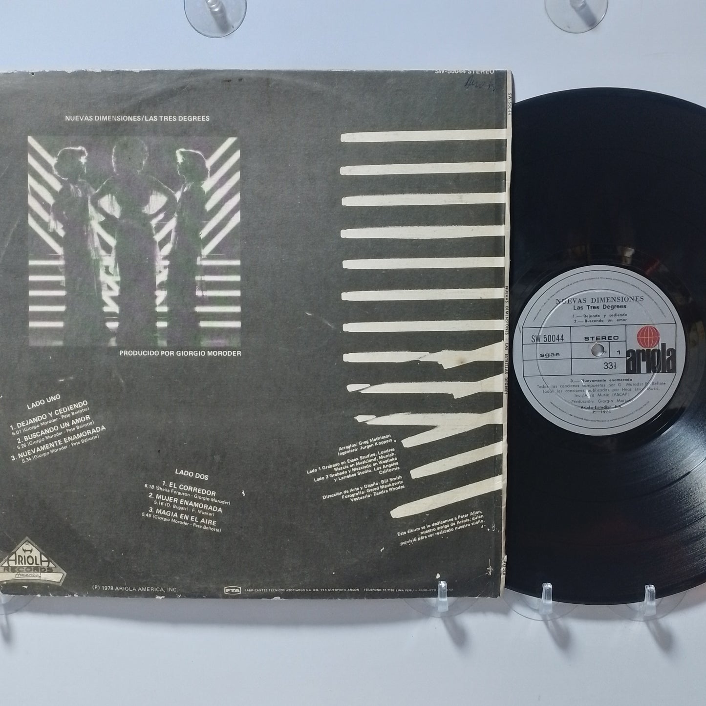 lp The Three Degrees New Dimensions made peru 1978 soul disco